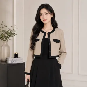&Aacute;o kho&aacute;c nữ d&aacute;ng su&ocirc;ng lửng tay d&agrave;i