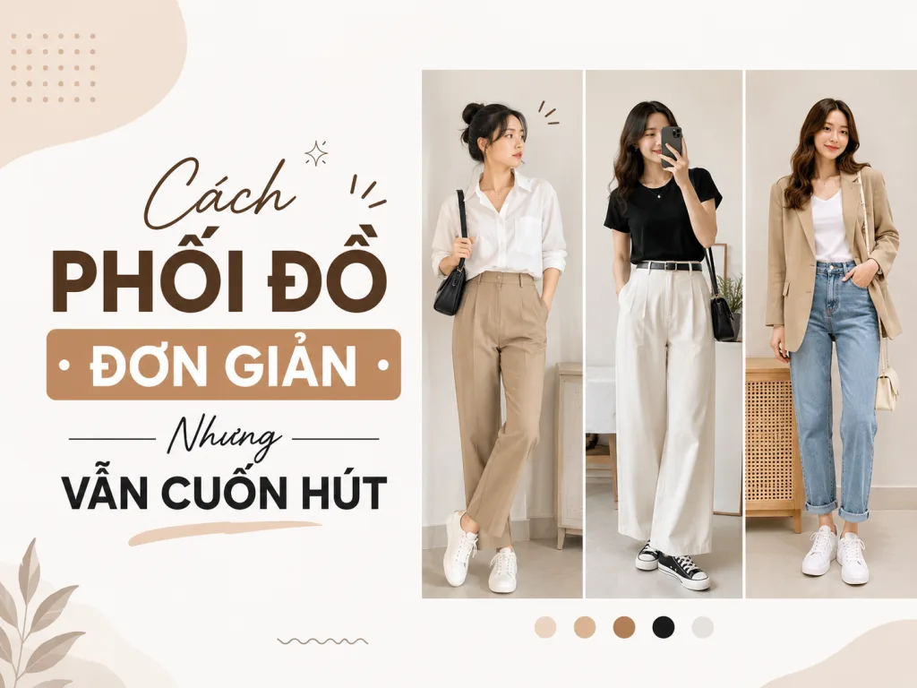 C&aacute;ch Phối Đồ Đơn Giản Nhưng Vẫn Cuốn H&uacute;t